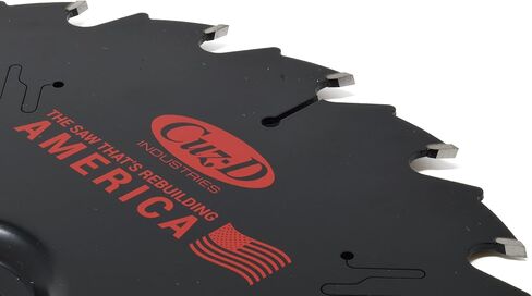 CUZ-D INDUSTRIES CARBIDE TIP SAW BLADE - 40 سن شفرات منشار مستقيمة ممتازة، غير لاصقة، عجلة قطع خشبية للأغراض العامة، عجلات منشار دائري، 8.5 بوصة in Saudi Arabia