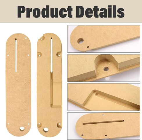 ANTOBLE 3Pcs Zero Clearance Insert Throat Plate Fits for Delta 36-725, 36-725T2, 36-5152, 36-5000, 36-5000T2 Table Saws in Saudi Arabia