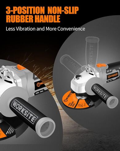 مجموعة طاحونة زاوية لاسلكية مقاس 4-1/2 بوصة من موقع العمل مع بطارية 4.0 أمبير in Kuwait