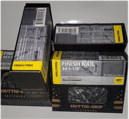 Finish Nail 3d 1-1/4 HUTTIG-GRIP FASTENERS BRT BRIGHT in Saudi Arabia