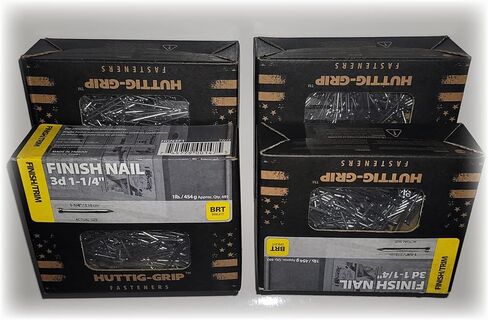 Finish Nail 3d 1-1/4 HUTTIG-GRIP FASTENERS BRT BRIGHT in Saudi Arabia