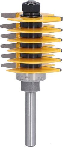 8mm Shank Finger Joint Router Bit, 2 Teeth Adjustable 46mm Cutter Head Cutting Tool for Woodworking in Kuwait
