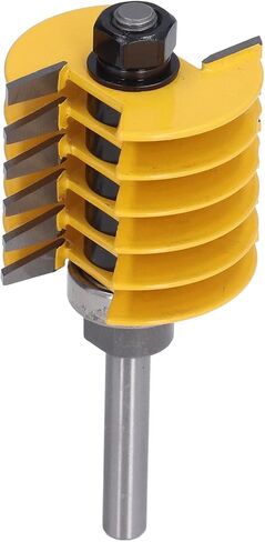 8mm Shank Finger Joint Router Bit, 2 Teeth Adjustable 46mm Cutter Head Cutting Tool for Woodworking in Kuwait