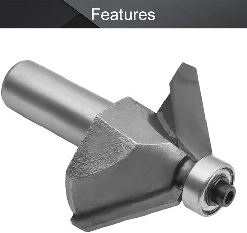 Utoolmart Router Bit 1/4 Shank 7/8 inch Cutting Dia Round Over Corner Tungsten Steel for Woodworking Milling Cutter Tool 1pcs in Saudi Arabia