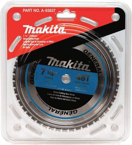 Makita A-93837 7-1/4-Inch 48-Teeth Carbide Metal Cutting Blade, Silver in Saudi Arabia