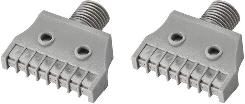 uxcell Flat Nozzle G1/4 Male Thread ABS Air Blow Off Mini Flat Jet Nozzle Gray 2Pcs in Saudi Arabia