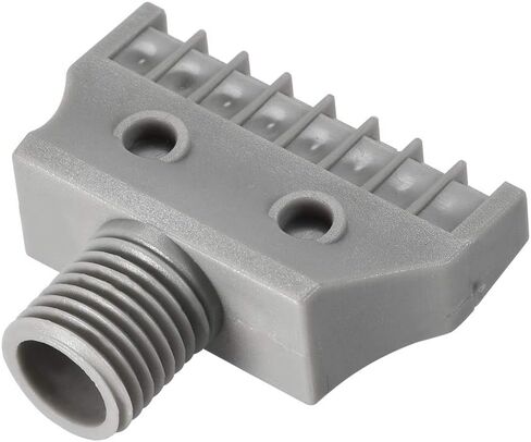 uxcell Flat Nozzle G1/4 Male Thread ABS Air Blow Off Mini Flat Jet Nozzle Gray 2Pcs in Saudi Arabia