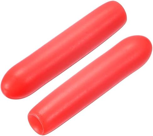 uxcell Rubber End Caps, 100Pcs Round Screw Thread Protector 1.6mm Dia Bolt Cap Covers Hole Plugs for Tubing Pipe Rod Nut Furniture, Black in Kuwait