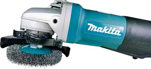 ماكيتا قطعة واحدة - فرشاة سلكية مجعدة مقاس 4 بوصة للمطاحن - مكيف خفيف للمعادن - 4 بوصة × 5/8 بوصة | 11 UNC in Kuwait