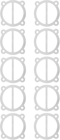 10Pcs Air Compressor Head Gasket Kit, 65 Aluminum Gasket Replacement for 65mm Diameter Cylinder in Saudi Arabia