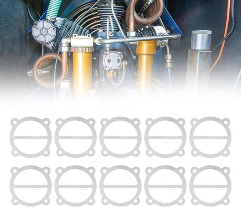 10Pcs Air Compressor Head Gasket Kit, 65 Aluminum Gasket Replacement for 65mm Diameter Cylinder in Saudi Arabia