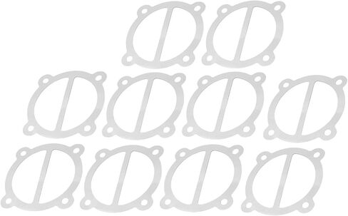 10Pcs Air Compressor Head Gasket Kit, 65 Aluminum Gasket Replacement for 65mm Diameter Cylinder in Saudi Arabia