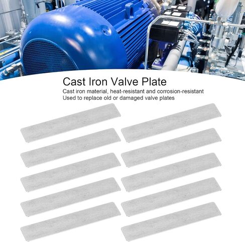 10Pcs Valve Plate, Air Compressor Valve Plate for Central Pneumatic Harbor Freight Air Compressor Reed Valve in Saudi Arabia