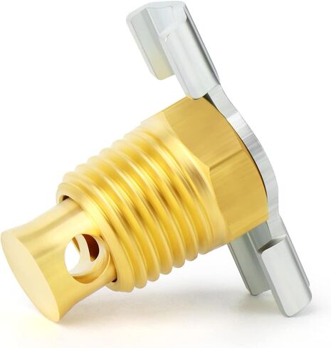 GASHER 10PCS Brass 1/4" NPT Male knurled Style Air Compressor Drain Valve, Tank Drain Cock Replacement Part in Saudi Arabia