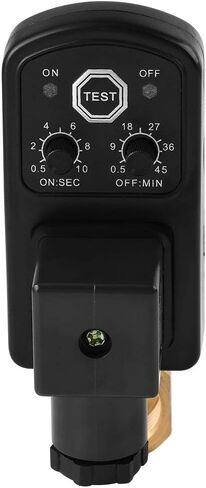 Akozon 1/2 بوصة صمام تصريف إلكتروني أوتوماتيكي في الوقت المناسب لإدارة مكثفات ضاغط الهواء، صمام تصريف المياه ذو المفعول المباشر G1 / 2(DN15)(AC110V) in Kuwait