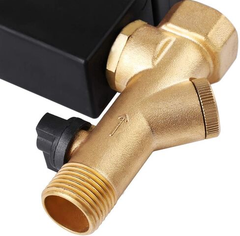 Akozon 1/2 بوصة صمام تصريف إلكتروني أوتوماتيكي في الوقت المناسب لإدارة مكثفات ضاغط الهواء، صمام تصريف المياه ذو المفعول المباشر G1 / 2(DN15)(AC110V) in Kuwait