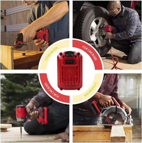 JIALIPOK CMCB205 20V 3.0Ah Lithium Replacement for Craftsman 20V Battery CMCB202 CMCB202-2 CMCB204 CMCB204-2 CMCB201 CMCB206 CMCS500B CMCD700C Craftsman V20 Battery in Kuwait
