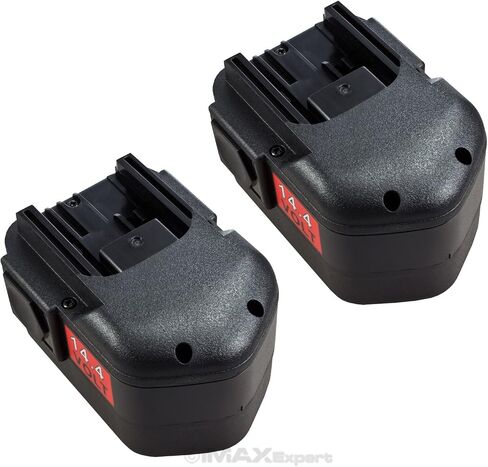 ExpertPower 2 x 14.4v 1500mAh NiCd Battery for Milwaukee 48-11-1000 48-11-1014 48-11-1024 in Saudi Arabia