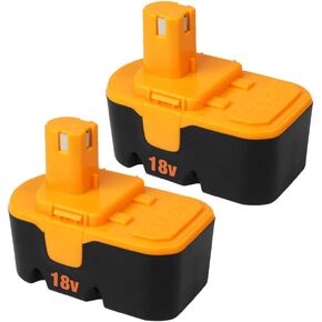 فانون 2 حزمة 18 فولت 4.8Ah Ni-Mh P100 لاستبدال بطارية Ryobi 18 فولت P101 130224028 130224007 ABP1801 ABP1803 in Kuwait
