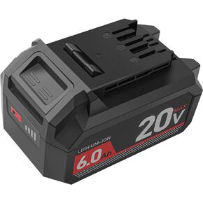 بطارية DMMNS بديلة 20 فولت 6000 مللي أمبير في الساعة SKIL BY519601 BY519702 BY519603 مع مؤشر شحن LED لبطارية أدوات الطاقة اللاسلكية من سلسلة SKIL 20V V20 (غير مناسبة لمنفاخ أوراق الشجر ومنشار دائري) in Kuwait