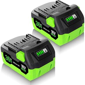 بطارية بديلة POWITEC 2PACK 6.0Ah 36V/18V لبطارية Metabo HPT MultiVolt 372121M 371751M BSL36A18 BSL36B18 بطارية ليثيوم أيون أداة لاسلكية in Kuwait