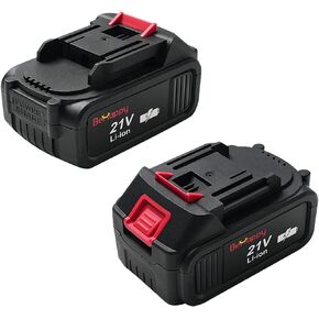 بطارية أداة BeHappy مكونة من قطعتين، بطارية ليثيوم 20 فولت بحد أقصى، استبدال بطارية مثقاب لاسلكي 6 أمبير لأداة طاقة لاسلكية 20 فولت in Kuwait