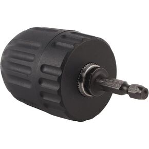 0.8-10mm 3/8"-24UNF Keyless Drill Chuck Plastic Sleeves with 1/4" Hex Shank Extension Screwdriver Drill Adapter for Impact Drill Tool Attachment in Saudi Arabia