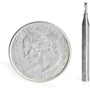 Amana Tool - 51370 Metric Solid Carbide CNC Spiral 'O' Single Flute, Aluminum Cutting 1.5