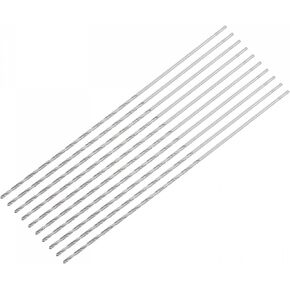 uxcell 10 Pcs 1mm Mini Micro Twist Drill Bits, High-Speed Steel Straight Shank Extra Long Drill Bit 60mm for Aluminum Alloy in Kuwait