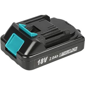 بطارية ليثيوم أيون قابلة لإعادة الشحن بحد أقصى 18 فولت من أبيدن، بطارية طويلة العمر 2.0 أمبير في الساعة لمنفاخ أوراق الشجر اللاسلكي، مفتاح ربط تأثير لاسلكي in Kuwait