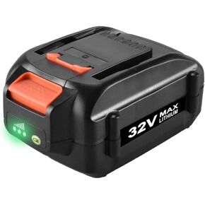 Hogardsujia 32 فولت 3000 مللي أمبير WA3537 بطارية ليثيوم أيون بديلة لأدوات Worx 32 فولت WG175.1 WG275 WG575.1 WG924.4 in Kuwait