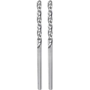 HARFINGTON 2pcs Solid Carbide Drill Bits 2.3mm C3/K10 Tungsten Carbide Precision Mini Micro Straight Shank Twist Drill Bit for Stainless Steel Metal Plastic Wood in Kuwait