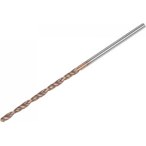 uxcell Twist Drill Bit, 3.3mm Jobber Drill Bit Nanoscale Titanium Coated K35 Tungsten Carbide Straight Shank 80mm Length for Drilling Stainless Steel Alloy Steel