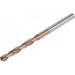 uxcell Twist Drill Bit, 5mm Jobber Drill Bit Nanoscale Titanium Coated K35 Tungsten Carbide Straight Shank 80mm Length for Drilling Stainless Steel Alloy Steel
