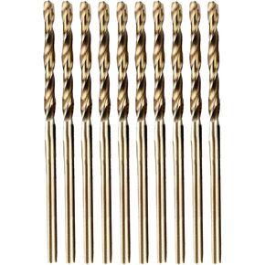 Metric 1.9mm Diameter Twist Drill Bits M35 HSS Straight Shank Cobalt Drill Bit Set HSS Champagne (10 Pcs) in Kuwait
