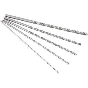 Extra Long Drill Bit Set, 5Pcs 150mm~160mm High Speed Steel Straight Shank Tool Wood Drill Bits Set 2-5 mm in Kuwait
