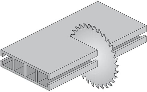 CMT 225.060.08 Industrial Non-Ferrous Metal, PVC & Melamine Saw Blade, 8-1/2-Inch x 60 Teeth TCG Grind with 5/8-Inch Bore in Saudi Arabia