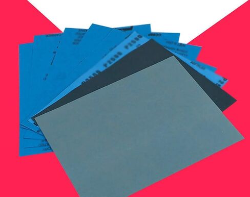 UUYYEO 9 قطع من ورق الصنفرة المختلط الرطب والجاف، ورق الصنفرة المقاوم للماء in Kuwait