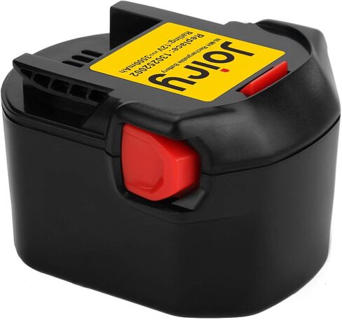 بطارية Joiry Ni-MH 12V 3.5Ah متوافقة مع Ridgid 130252002، 130254001، 200901013، 200901010، R82015 R820011 R82233 R82001 R8408 R829 AEG B1214G B1215R B1220R in Kuwait