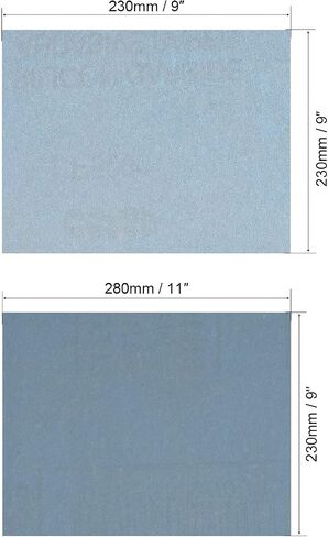 uxcell 25pcs 5000 and 8000 Grits Wet Dry Waterproof Sandpaper Assortment 9-inch X 11-inch Abrasive Paper Sheets for Wood Furniture Metal Polishing in Saudi Arabia