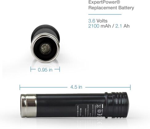 ExpertPower 3.6v 1300mAh NiCd Battery for Black & Decker VP100, VP110, VP130, VP143 151995-03 383900-03 387854-00 Sears Craftsman 00911271000 11271 900.112710 (Don't Replace: VP105, VP110 Gold) in Saudi Arabia