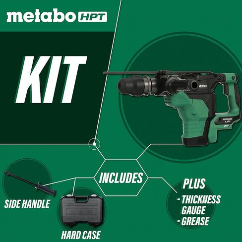 Metabo HPT 36V MultiVolt™ Cordless Rotary Hammer | 1-9/16-Inch SDS Max | Tool Only - No Battery | DH36DMAQ2 in Saudi Arabia