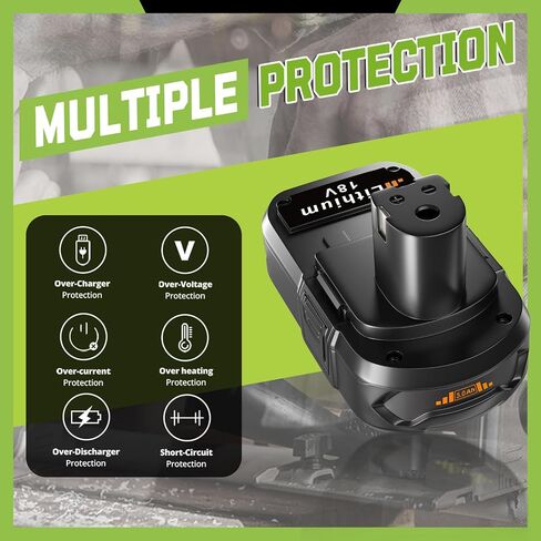 VINIDA 2Pack 3.0Ah P102 Li-ion Replacement for Ryobi 18V Battery and Charger Compatible with Ryobi Battery 18V P190 P104 P108 in Saudi Arabia