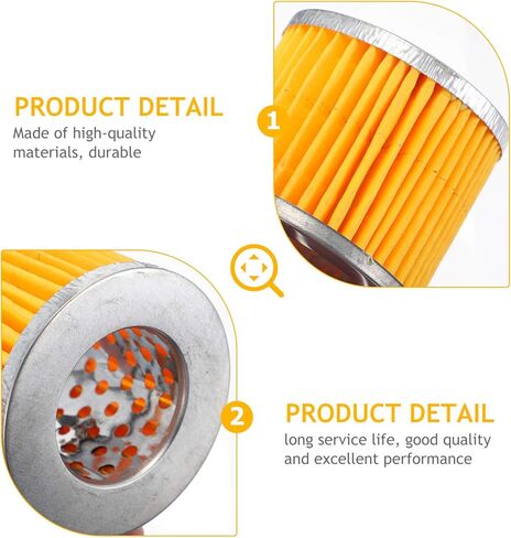 4 قطع من عناصر فلتر ضاغط الهواء من DOITOOL، عناصر فلتر ورقية لضاغط الهواء، عنصر فلتر بديل لضاغط الهواء in Kuwait