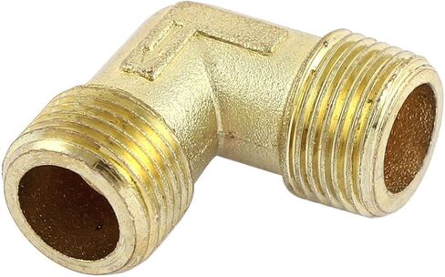 uxcell Air Compressor 3/8 BSP M/M Thread 90 Degree Joint Connector in Saudi Arabia