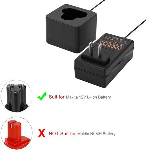 Shentec 2 Pack 10.8V 3.0Ah Li-ion Battery Compatible with Makita BL1013 Makita BL1014 194550-6 194551-4 195332-9 (Battery Charger Include) in Saudi Arabia
