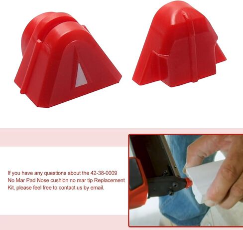 42-38-0009 No Mar Pad Nose cushion no mar tip Replacement Kit Fits for Milwaukee 2540-20 M12 12V 23 Gauge Compact Cordless Pin Nailer, Set of 8 in Saudi Arabia