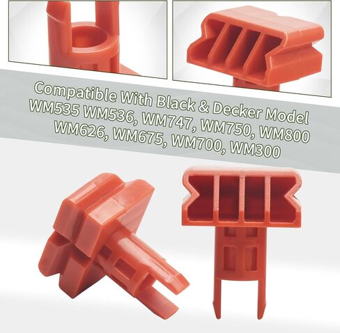 مقبض دوار 79-010-4 لجميع موديلات وورك ميت متوافق مع بلاك ديكر 807530-02 WM225 WM425 MM003 WM535 WM536 تناسب 79-028 79-032 242441-00، 80753002، 2 4244411 00 (عبوة من 12 قطعة) in Kuwait