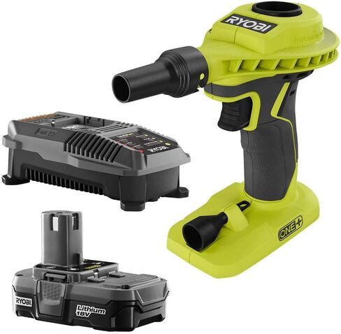 RYOBI 18-Volt ONE+ Lithium-Ion Cordless High Volume Power Inflator P738 Kit with 1.3 Ah Battery and 18-Volt Charger in Saudi Arabia