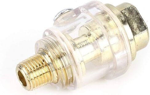1/4" BSP Mini Oiler Lubricator Automatic in-line Air Tool Oiler for Pneumatic Tool & Air Compressor Pipe in Saudi Arabia
